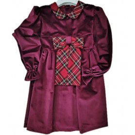 VESTINA VELLUTO BABY PAPPA E LATTE