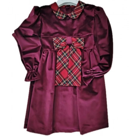 VESTINA VELLUTO BABY PAPPA E LATTE