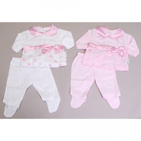 COMPLETO COTONE NEONATA MELANIE