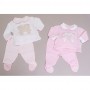 COMPLETO COTONE NEONATA LES JOLIES