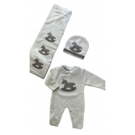 SET TUTINA-COPERTINA-CAPPELLO MISTO LANA