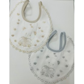 BAVETTA IN COTONE CON RICAMO IRGE