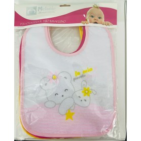 BAVETTE PZ 6 SPUGNA E PVC MELANIE