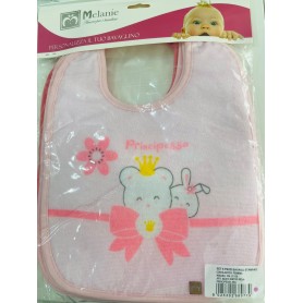 BAVETTE PZ 6 IN SPUGNA E PVC MELANIE