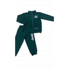 TUTA COTONE BABY CON ZIP JEEP