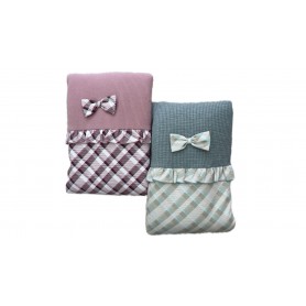 COPERTA CULLA CINIGLIA PASTELLO