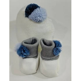 SET CAP.+BABBUCCE M. LANA PAPPA E LATTE