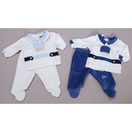 COMPLETO 2 PZ CINIGLIA NEONATO MELANIE