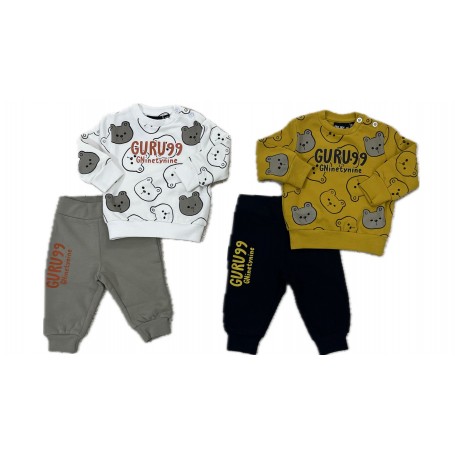 TUTA FELPATA NEONATO GURU