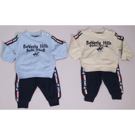 TUTA FELPATA NEONATO POLO