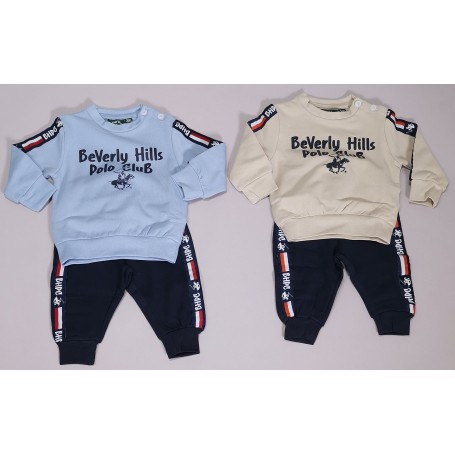 TUTA FELPATA NEONATO POLO