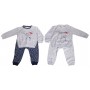 PIGIAMA COTONE M/L MONDO BLU