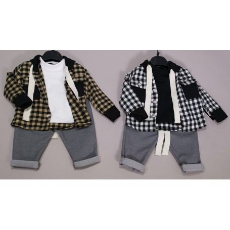 COMPLETO 3 PZ. NEONATO THE ROAD KING