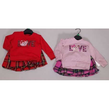 COMPLETO 2 PEZZI NEONATA FUN PARIS