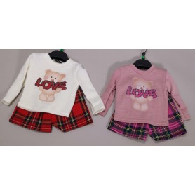 COMPLETO 2 PZ. NEONATA FUN PARIS