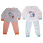 PIGIAMA COTONE M/L BAMBINA MONDO BLU