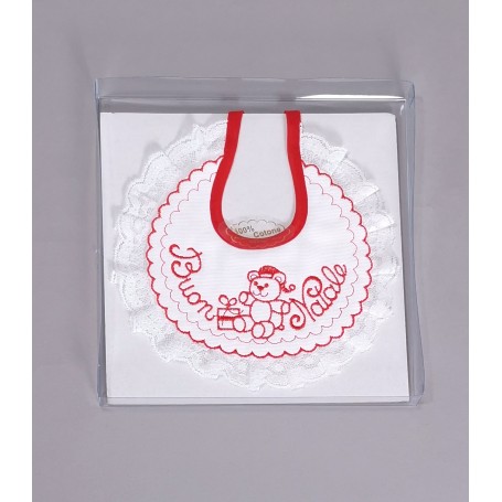 BAVETTA NATALIZIA IN COTONE NANCY BABY